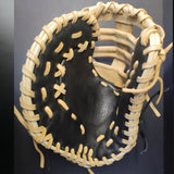 First Baseman's KIP Leather Mitt 12.50" - Bullhideusa