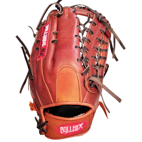 Bullhide 15"Pro Softball Glove-Vintage Leather - Bullhideusa